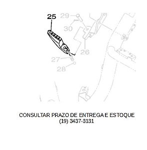 ESTRIBO OU PEDALEIRA  TRASEIRO DIREITO  PARA NEO 125 2019 ATE 2025 ORIGINAL YAMAHA (CONSULTAR PRAZO DE ENTREGA E ESTOQUE)