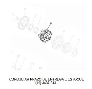 ENGRENAGEM MOTORA DA 3ª (22D) FZ 25 2018 ATE 2023 (CONSULTAR PRAZO DE ENTREGA E ESTOQUE) ORIGINAL YAMAHA