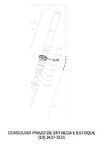 GUARDA PO DO GARFO PARA FZ25  2018 A 2023 (CONSULTAR PRAZO DE ENTREGA E ESTOQUE)