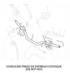 GUIDAO PARA FZ 25 2018 ATE 2023 ORIGINAL YAMAHA (CONSULTAR PRAZO DE ENTREGA E ESTOQUE)