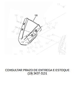 CARENAGEM SUPERIOR DO FAROL PRETA PARA FZ25 2022 ATE 2024 ORIGINAL YAMAHA (CONSULTAR PRAZO DE ENTREGA E ESTOQUE)