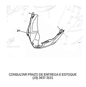 CAPA DO FAROL DIANTEIRO PARA FZ 2018 ATE 2021 ORIGINAL YAMAHA (CONSULTAR PRAZO DE ENTREGA E ESTOQUE)