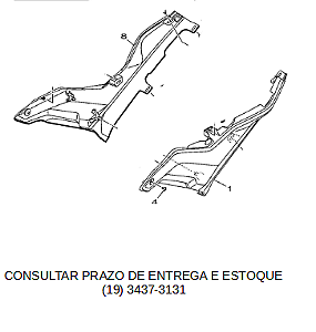 TAMPA LATERAL ESQUERDA/DIREITA  PARA YZF R15 ORIGINAL YAMAHA (CONSULTAR ESTOQUE E PRAZO DE ENTREGA)