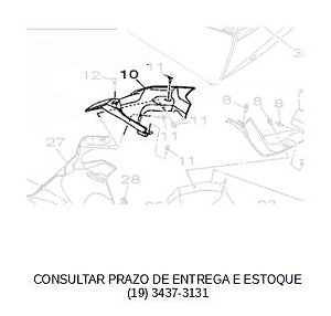 PAINEL DO CONSOLE 2 (DIREITO) PARA YZF R15 2024 ORIGINAL YAMAHA (CONSULTAR PRAZO DE ENTREGA E ESTOQUE)