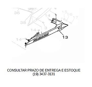 TAMPA INFERIOR (ESQUERDO) PARA YZF R15 ORIGINAL YAMAHA(CONSULTAR ESTOQUE E PRAZO DE ENTREGA)