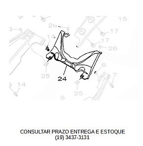 CARENAGEM CENTRAL DO ASSENTO PARA YZF R15 ORIGINAL YAMAHA (CONSULTAR PRAZO DE ENTREGA E ESTOQUE)