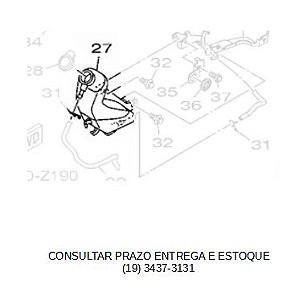 TAMPA DO TANQUE DE RECUPERACAO  PARA YZF R15 ORIGINAL YAMAHA ORIGINAL YAMAHA (CONSULTAR PRAZO DE ENTREGA E ESTOQUE)