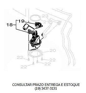 BOMBA DE COMBUSTIVEL COMPLETA PARA YZF R15 ORIGINAL YAMAHA (CONSULTAR PRAZO DE ENTREGA E ESTOQUE)