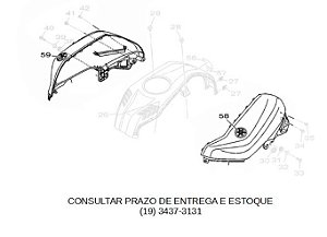 EMBLEMA (DIAPASÃO) DA TOMADA DE AR PARA YZF R15 ORIGINAL YAMAHA (CONSULTAR PRAZO DE ENTREGA E ESTOQUE)