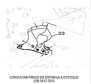 PAINEL INTERNO 1 ESQUERDO PARA YZF R15 2024 ORIGINAL YAMAHA (CONSULTAR PRAZO DE ENTREGA E ESTOQUE)