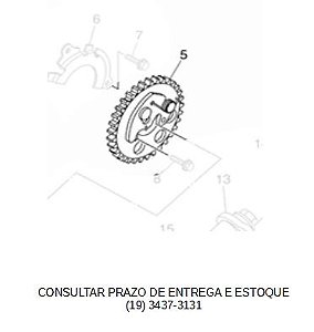 DESCOMPRESSOR COMPLETO PARA XT 660R 2005 ATE 2018 ORIGINAL YAMAHA (CONSULTAR PRAZO DE ENTREGA E ESTOQUE)