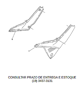TAMPA LATERAL DIREITA E ESQUERDA PARA XT660R 2005 ATE 2018 ORIGINAL YAMAHA (CONSULTAR PRAZO DE ENTREGA E ESTOQUE)