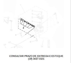 KIT DE REPARO DO CILINDRO MESTRE DIANTEIRO PARA XT 660R 2005 ATE 2018 ORIGINAL YAMAHA (CONSULTAR ESTOQUE)