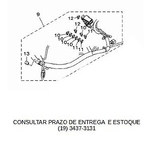 CHICOTE DE FIOS CONJUNTO PARA NMAX 160 2017 ATE 2019 ORIGINAL YAMAHA (CONSULTAR PRAZO DE ENTREGA E ESTOQUE)