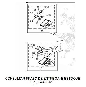 CHICOTE DE FIOS CONJUNTO PARA NMAX 160 2021 E 2022 ORIGINAL YAMAHA (CONSULTAR PRAZO DE ENTREGA E ESTOQUE)