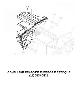 CAIXA DA TAMPA DO FILTRO DE AR FZ 15 2023 E 2024 ORIGINAL YAMAHA (CONSULTAR PRAZO DE ENTREGA E ESTOQUE)
