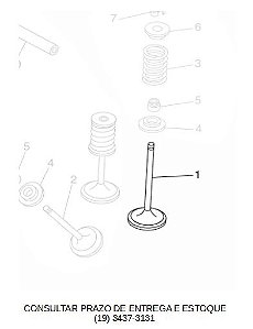 VALVULA DE ADMISSAO PARA XT 660R 2005 ATE 2018 ORIGINAL YAMAHA (CONSULTAR PRAZO DE ENTREGA E ESTOQUE)