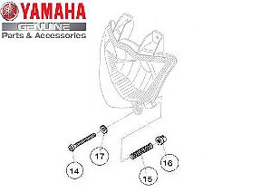 KIT DE AJUSTE DO FAROL DA XTZ 150 CROSSER ORIGINAL YAMAHA