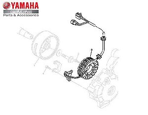 ESTATOR CONJUNTO PARA FAZER 250 2006 ATE 2008 ORIGINAL YAMAHA