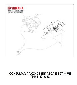 LUZ DA LICENÇA COMPLETA PARA FZ25 NOVA FAZER 250 ABS 2018 A 2024 ORIGINAL YAMAHA (CONSULTAR PRAZO DE ENTREGA E ESTOQUE)