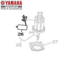 UNIDADE SENSOR DE COMBUSTÍVEL PARA XTZ 250 TÉNÉRÉ 2016 A 2019 ORIGINAL YAMAHA