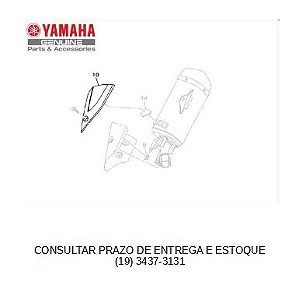 PROTETOR DO ESCAPAMENTO PARA FZ25 NOVA FAZER 250 2018 A 2023 ORIGINAL YAMAHA (CONSULTAR PRAZO DE ENTREGA E ESTOQUE)