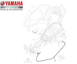 CABO DA TRAVA DO SELIM PARA NMAX 160 ORIGINAL YAMAHA