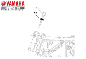 ANEL ( GAXETA ) DE VEDAÇÃO DO MEDIDOR DE OLEO DA XT600E ORIGINAL YAMAHA