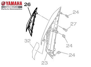 PAINEL 2 LADO DIREITO PARA NEO 125 UBS 2016 A 2021 ORIGINAL YAMAHA