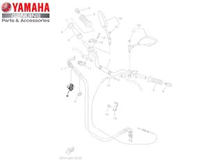 ABRACADEIRA DO CABO DE ACELERADOR DA MT 07 ORIGINAL YAMAHA **ULTIMAS PEÇAS**