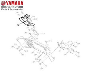 GUIA DE AR DIREITO DO RADIADOR PARA MT-03 ORIGINAL YAMAHA