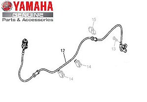 SENSOR ABS DA RODA TRASEIRA DA FZ25 NOVA FAZER 250 2018 ATE 2024  ORIGINAL YAMAHA