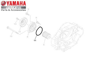 ANEL DE VEDAÇÃO DA TAMPA DO ELEMENTO DE ÓLEO DA CRYPTON 115 DE 2010 ATÉ 2015 ORIGINAL