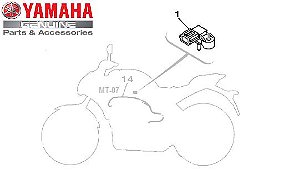 SENSOR DE PRESSÃO DA ADMISSÃO 3 PARA YZF-R1 2016 E MT-07; MT-09 ORIGINAL YAMAHA