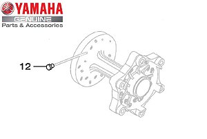 JOGO DE FIXADORES DE RAIOS DA RODA PARA CROSSER 150, LANDER 250 E TENERE 250 ORIGINAL YAMAHA