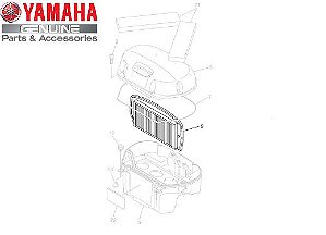 ELEMENTO FILTRO DE AR PARA FZ6 S DE 2004 A 2009 ORIGINAL YAMAHA