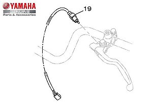 INTERRUPTOR DA EMBREAGEM PARA YBR FACTOR 125 E/ ED E YS FAZER 250 E FZ25 NOVA FAZER 250 ABS /XTZ CROSSER 150 2023ORIGINAL YAMAHA