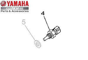 TERMOSTATO CONJUNTO PARA XT660R , TÉNÉRÉ 660 E MT-03 660 2008 ORIGINAL YAMAHA