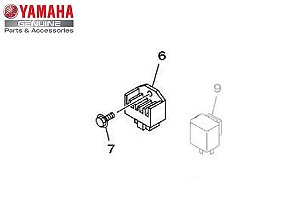 RETIFICADOR E REGULADOR PARA CRYPTON 115 ED DE 2010 ATÉ 2016 ORIGINAL YAMAHA