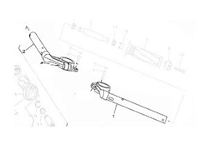 GUIDAO ESQUERDO E DIREITO YZF R 15 ORIGINAL YAMAHA (CONSULTAR PRAZO ENTREGA E ESTOQUE)