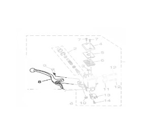 .ALAVANCA DIREITA YZF R 15 ORIGINAL YAMAHA (CONSULTAR PRAZO ENTREGA E ESTOQUE)