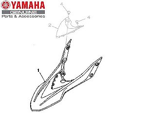 PARALAMA DIANTEIRO PARA XTZ250 NOVA LANDER ABS 2025 ORIGINAL YAMAHA