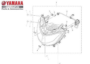 FAROL DIANTEIRO CONJUNTO NMAX 160 2025 ATÉ 2026ORIGINAL YAMAHA (CONSULTAR PRAZO DE ENTREGA E ESTOQUE)