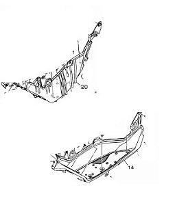 ASSOALHO DO ESTRIBO PARA NMAX 160 2025 ATE 2026 ORIGINAL YAMAHA (CONSULTAR PRAZO DE ENTREGA E ESTOQUE)