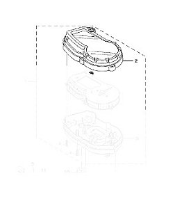 CARCACA SUPERIOR XTZ 150 CROSSER 2021