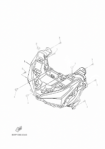 FAROL COMPLETO- AEROX -ORIGINAL YAMAHA