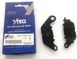 KIT PASTILHA DE FREIO TRASEIRA NMAX 2025/2026-0ORIGINAL YAMAHA