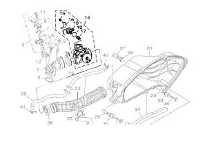 CORPO DE ACELERACAO COMPLETO PARA NMAX 2018-ORIGINAL YAMAHA