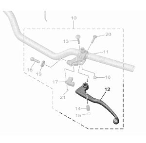 MANETE EMBREAGEM DA MT 03 2026-ORIGINAL YAMAHA