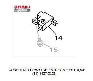 INTERRUPTOR DE FREIO DIANTEIRO PARA NEO 125 UBS 2017 ATE 2025 , YBR125 FACTOR , YBR150 FACTOR E YS150 FAZER ORIGINAL YAMAHA (CONSULTAR PRAZO DE ENTREGA E ESTOQUE)